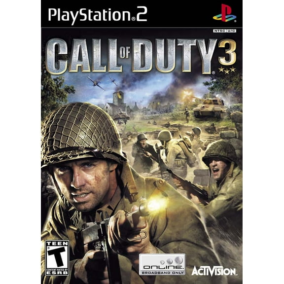 Restored Call of Duty 3 | PlayStation 2 (Refurbished)