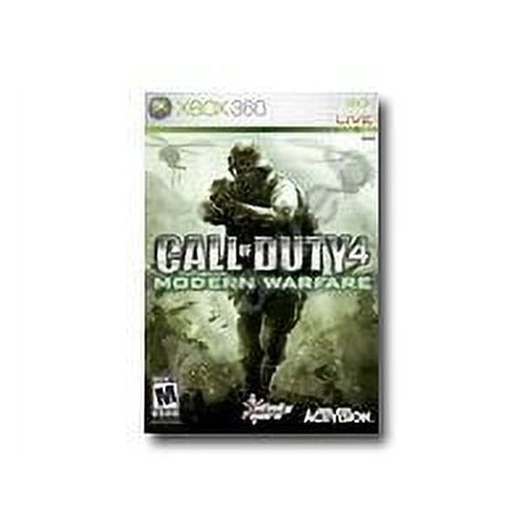 Restored Call of Duty 4: Modern Warfare, Physical/Xbox 360, First-Person Shooter, Parental Controls, Video Game