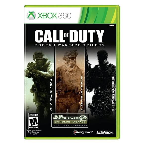Restored Call of Duty Modern Warfare Collection Trilogy, Activision, Xbox 360 (Refurbished)