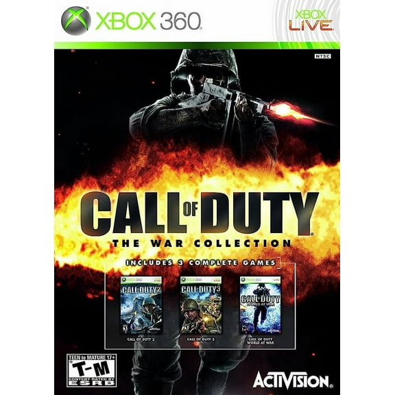 Restored Call of Duty: The War Collection (Microsoft Xbox 360, 2010) (Refurbished)