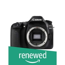 Restored Canon EOS 80D Digital SLR Camera Body (Black) (Refurbished)