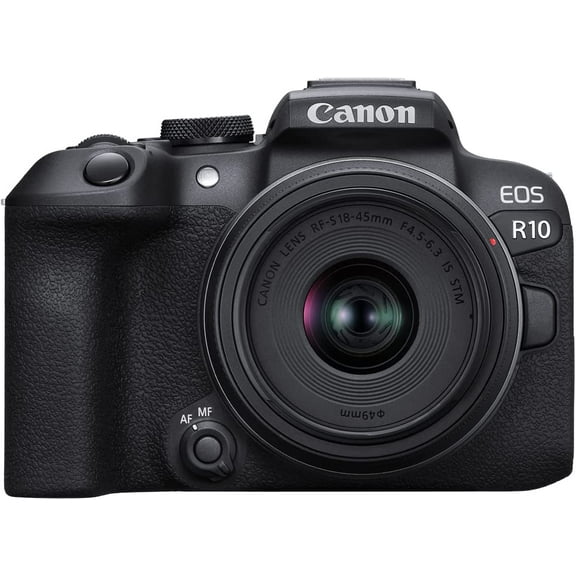 Restored Canon EOS R10 Mirrorless Camera w/RF-S18-45mm f/4.5-6.3 is STM Lens Kit (Refurbished) (International Version)