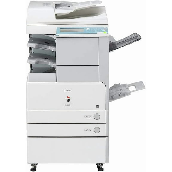 Restored Canon ImageRunner 3235 Monochrome Multifunction Laser Printer- 35ppm, A3/A4, Copy, Print, Scan, Duplex, 2 Trays, Stand - 600 dpi, with USB Connectivity Technology - IR3235