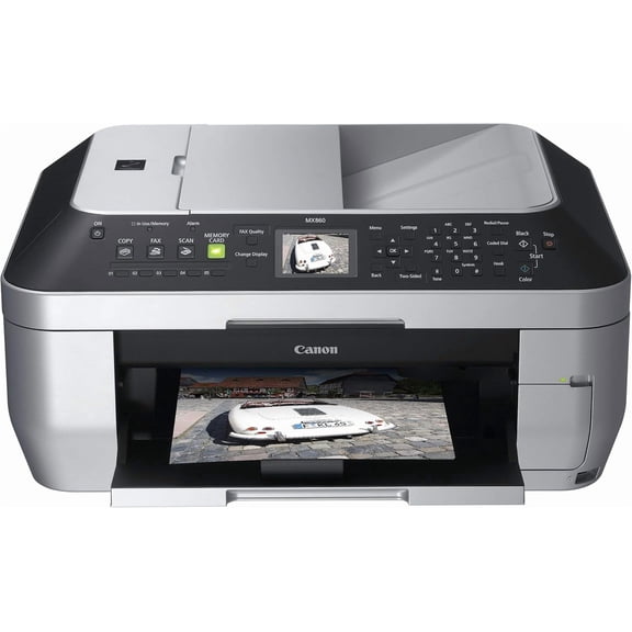 Restored Canon PIXMA MX860 Wireless All-In-One office Printer with USB-Wi-Fi Connectivity Technology - 5.6ppm - 9600 x 2400 dpi - 3301B002
