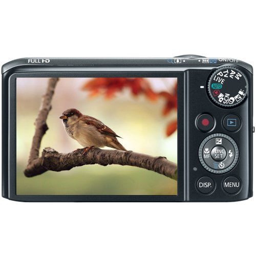 Restored Canon PowerShot SX260 HS 12.1 MP Digital Camera - Black