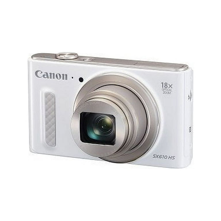 Restored Canon PowerShot SX610 HS WiFi Enabled (White Restored Canon PowerShot SX610 HS WiFi Enabled (White