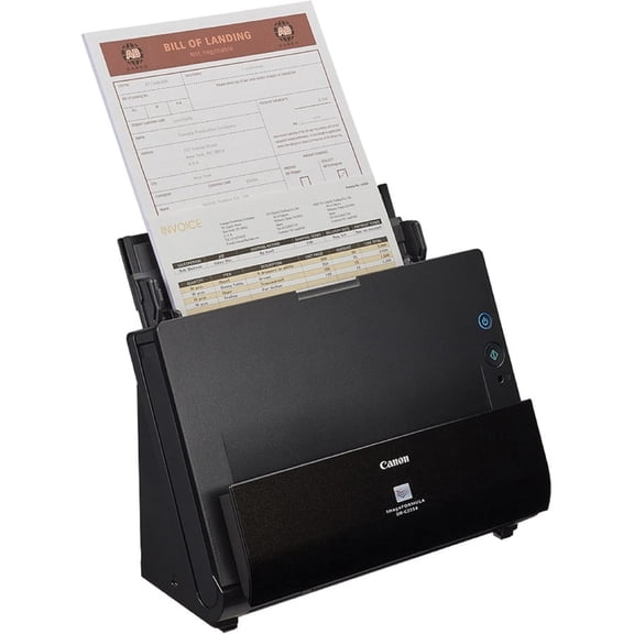 Restored Canon imageFORMULA DR-C225 II Document Scanner – Compact Sheetfed, Duplex, 25 PPM, USB Connectivity, P/N: 3258C002 (Refurbished)