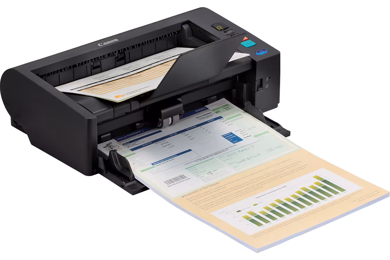 Restored Canon imageFORMULA DR-M140II Office Document Scanner – Sheetfed, 600 DPI, 40 PPM, Duplex, USB Connectivity (Refurbished)