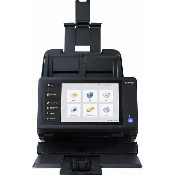 Restored Canon imageFORMULA ScanFront 400 Networked Document Scanner - 600 dpi, with USB Connectivity Technology - 1255C003 (Refurbished)