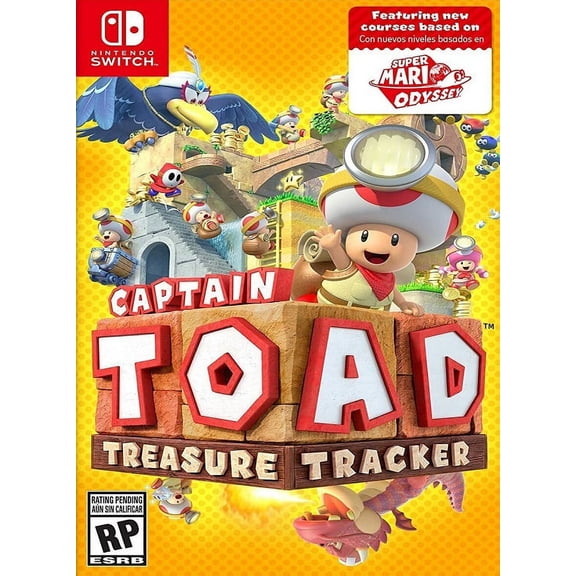 Restored Captain Toad: Treasure Tracker (Nintendo Switch, 2018) Puzzle Game