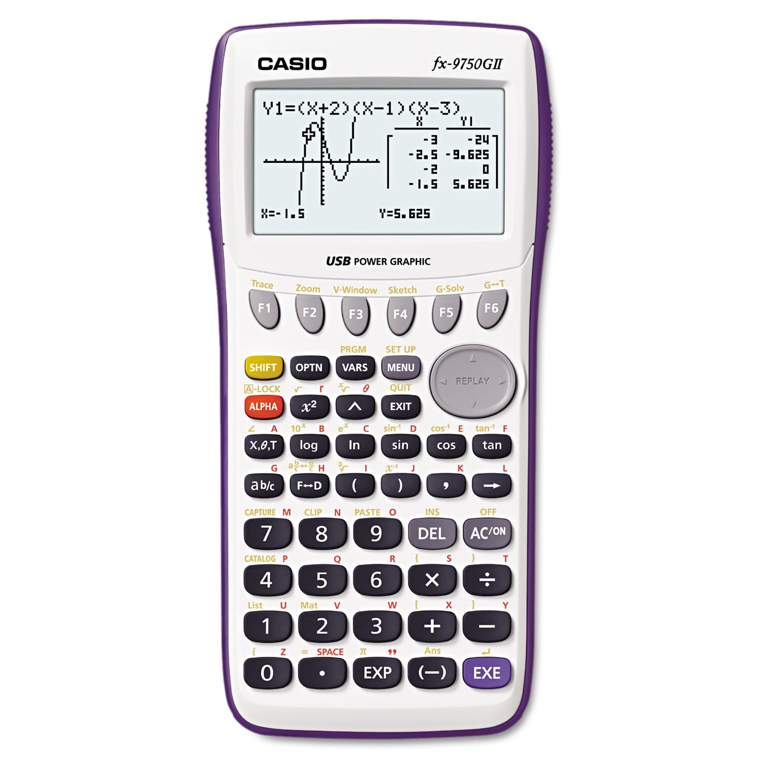 Restored Casio 9750GII Graphing Calculator, 21-Digit LCD (Refurbished)