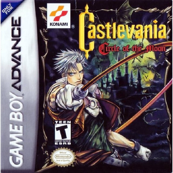 Restored Castlevania: Circle of the Moon (Nintendo GameBoy Advance, 2001) RPG Game (Refurbished)