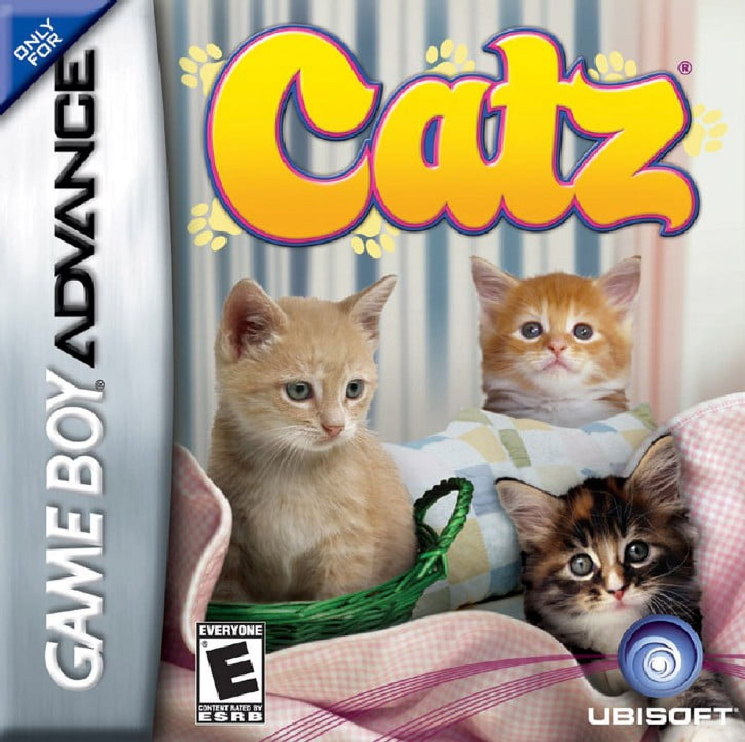 Restored Catz Video Game by Ubisoft for Nintendo Game Boy Advance