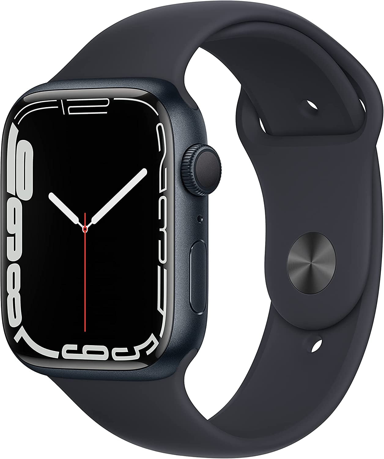 Restored APPLE WATCH SERIES 7 GPS 45MM MIDNIGHT ALUMINUM CASE WITH MIDNIGHT BAND (Refurbished)