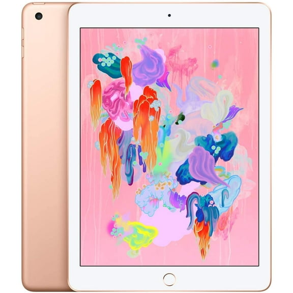 Restored Apple 9.7" iPad 6th Generation 32GB Wi-Fi only Gold MRJN2LL/A Late 2018 (Refurbished)