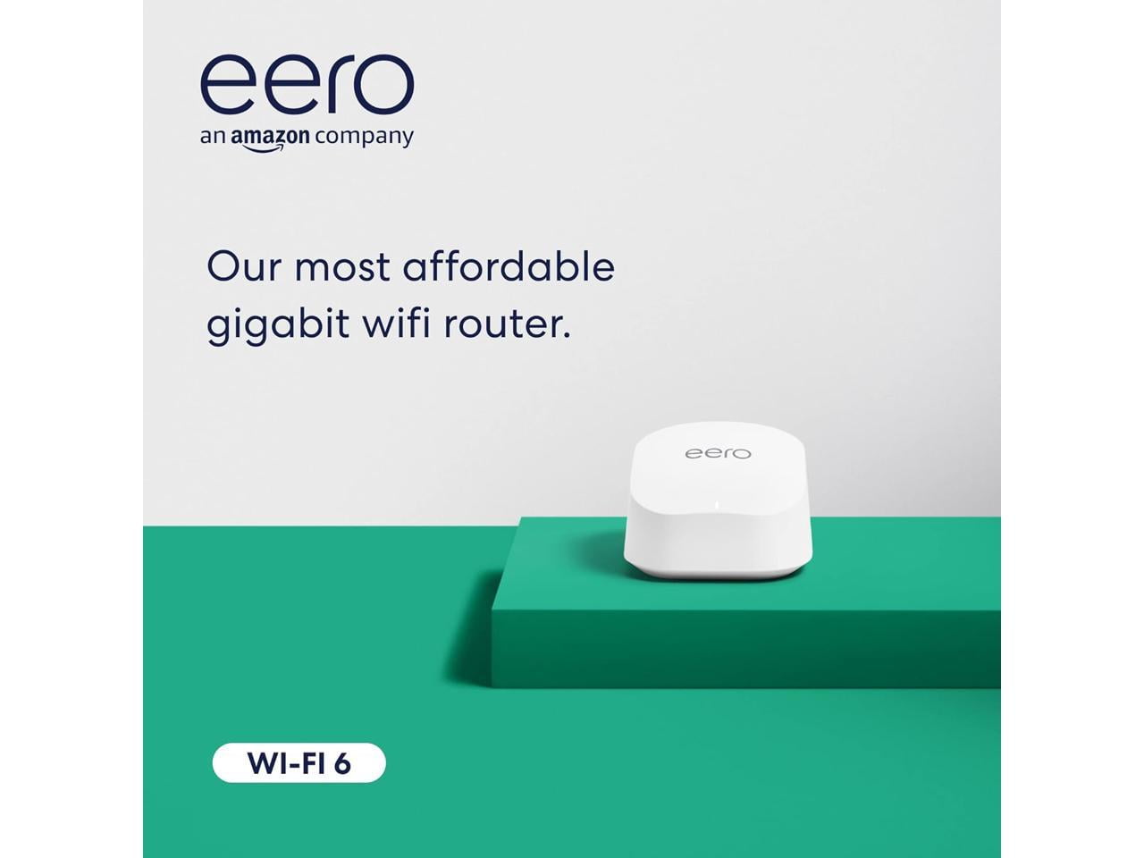 White Dual-Band Gigabit Mesh Wi-Fi 6 Router