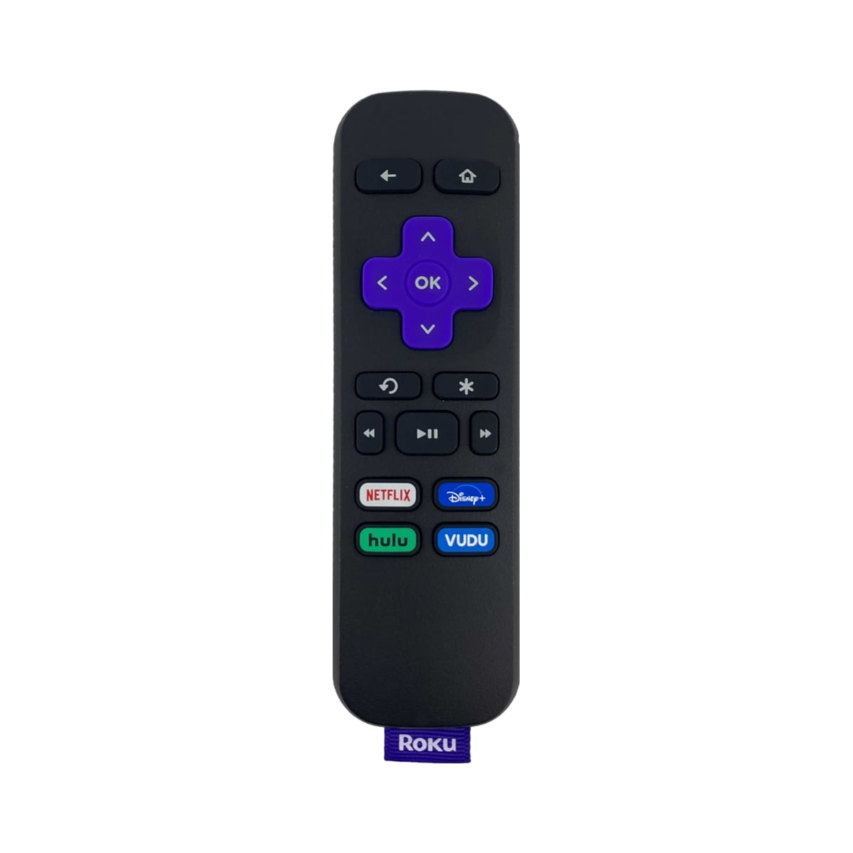 Restored Ceybo OEM Remote Control Roku TV Includes Netflix Disney+ Hulu