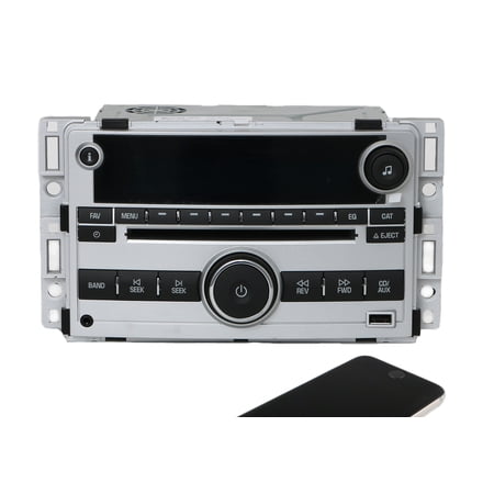 Restored Chevrolet 2009-12 Malibu AM FM CD Player w/ Aux Input USB Bluetooth UUI 20940843 (Refurbished)