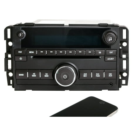 Restored Chevy Traverse 200912 Radio AMFM CD Aux Input Bluetooth 25974803 Metal UNLOCKED (Refurbished)