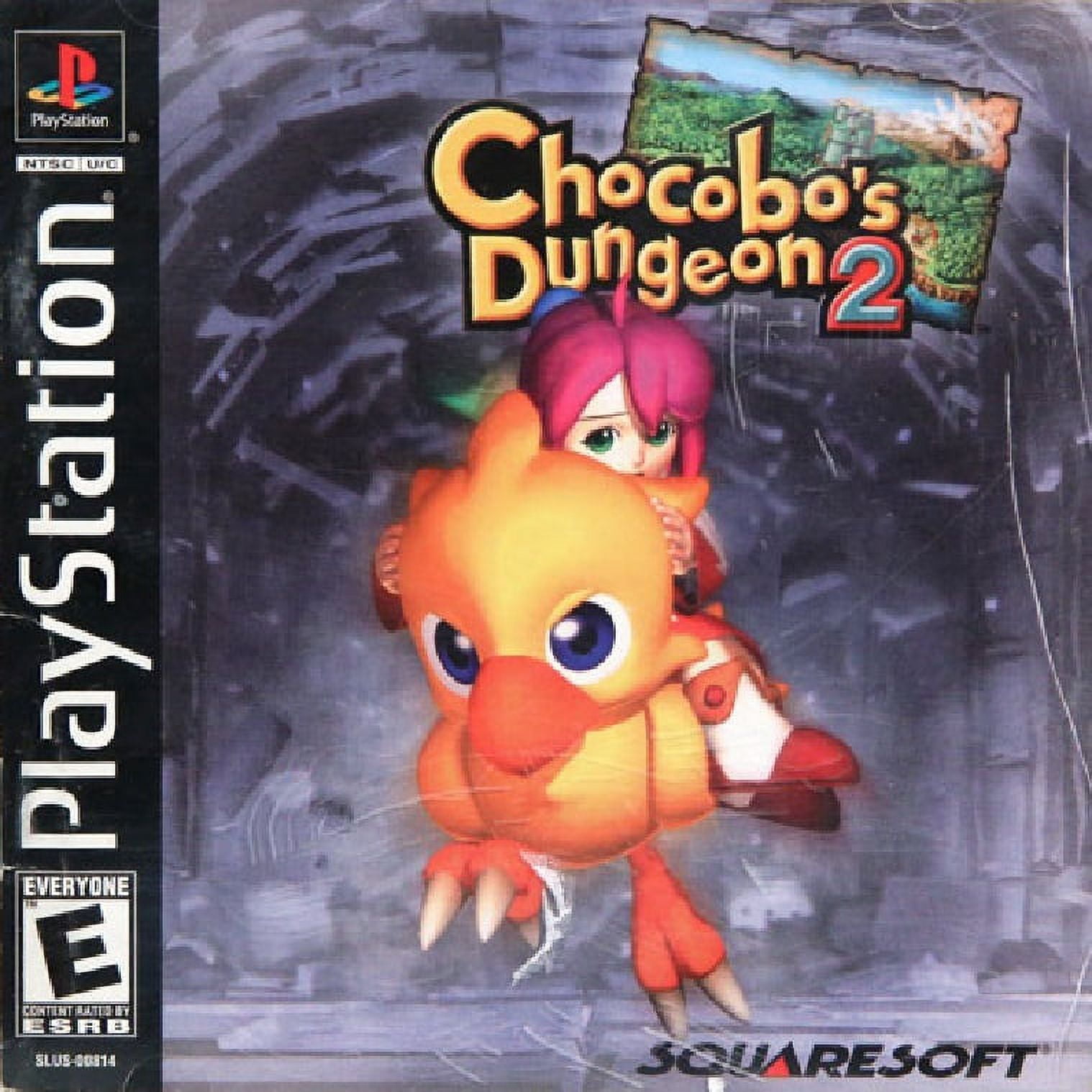 Restored Chocobo’s Dungeon 2 (Sony PlayStation 1, 1999) RPG Game