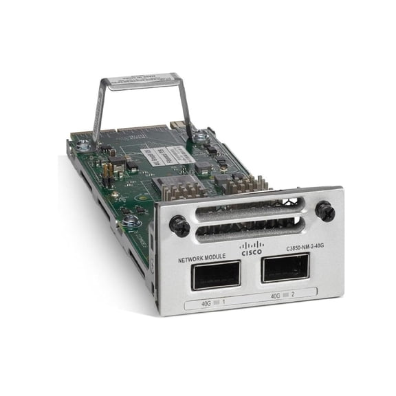 Restored Cisco Catalyst 3850 2 x 40GE Network Module, High-Speed Enterprise Connectivity P/N: C3850-NM-2-40G (Refurbished)