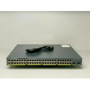 Restored Cisco Genuine WS-C2960X-48FPD-L 48 Port PoE Switch (Refurbished)