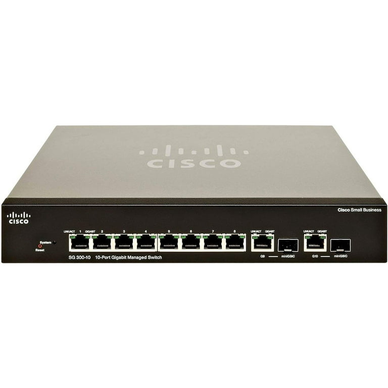 Restored Cisco SG300-10MP Ethernet Switch 10 Port 2 Slot 8