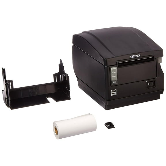 Restored Citizen CT-S651 Series POS Thermal Printer – PNE Sensor, Front Exit, IEEE 1284 Parallel, Black, High-Speed Receipt Printing, P/N: CT-S651S3PAUBKP (Refurbished)