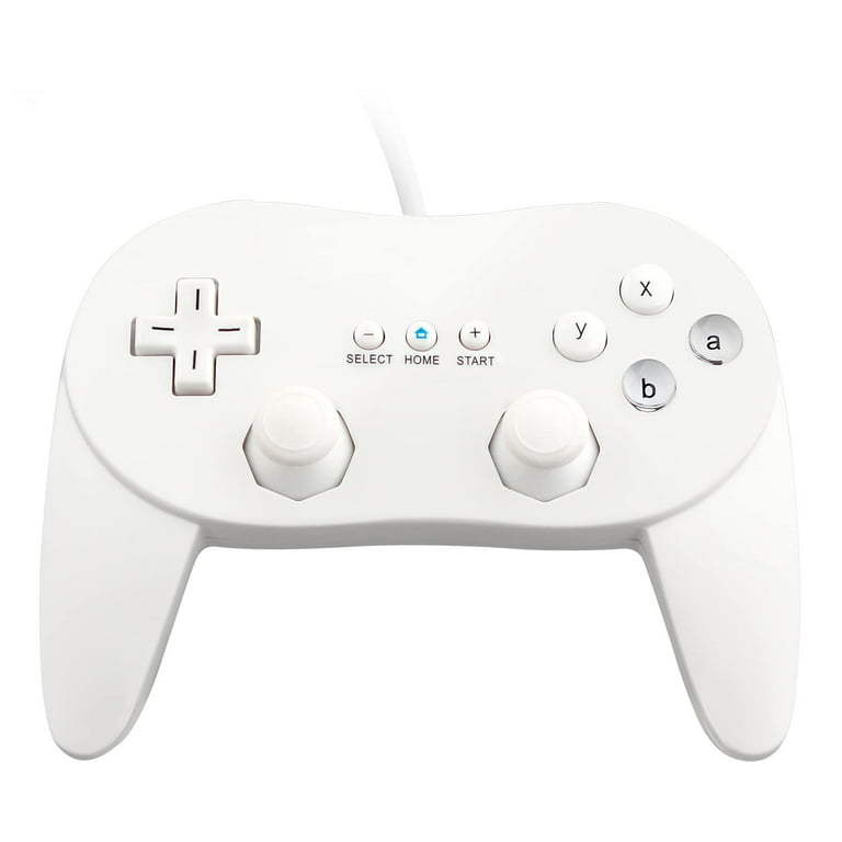 Restored Classic Controller Pro White For Wii Nintendo (Refurbished) - Walmart.com