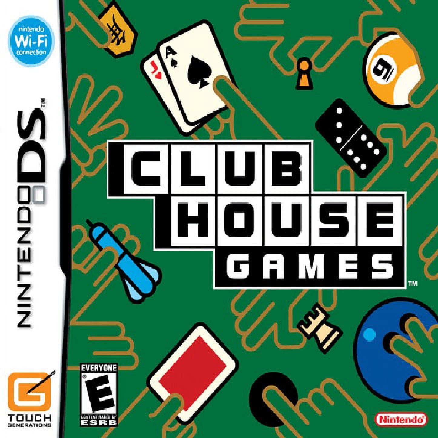 Restored Clubhouse Games (Nintendo DS, 2006) (Refurbished