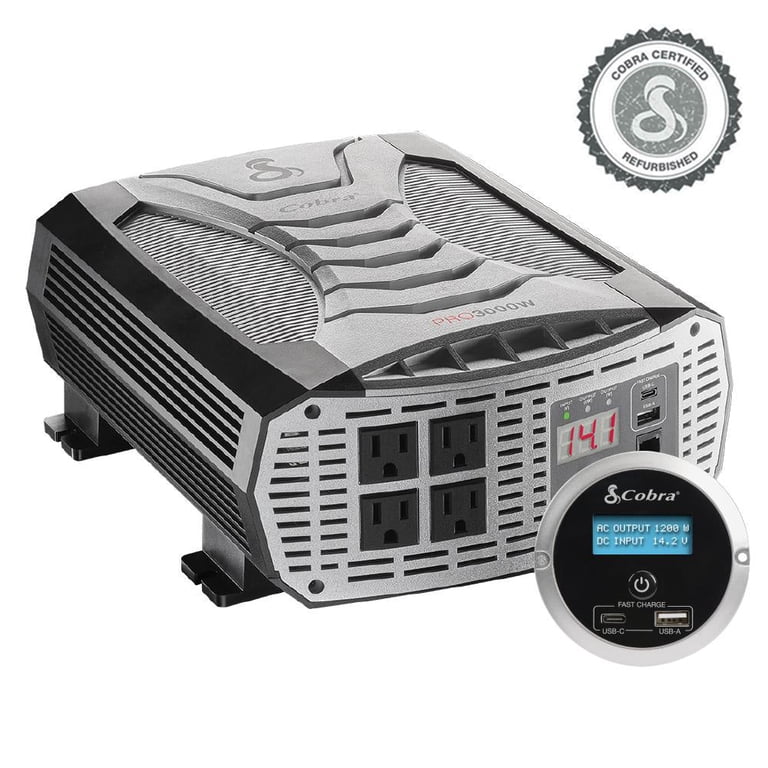 Restored Cobra PRO 3000W 3000 Watts 6000 Peak Power Inverter Restored Cobra PRO 3000W 3000 Watts 6000 Peak Power Inverter