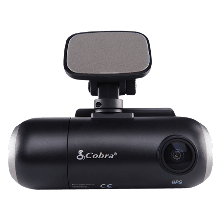 Restored Cobra SC 201 DualView Smart Dash Cam with BuiltIn Cabin View Black (Refurbished)