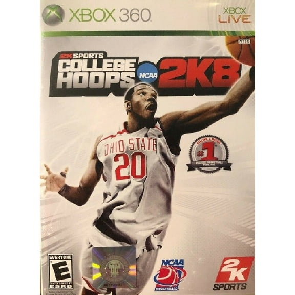 Restored College Hoops 2K8 (Microsoft Xbox 360, 2007) Basketball Game