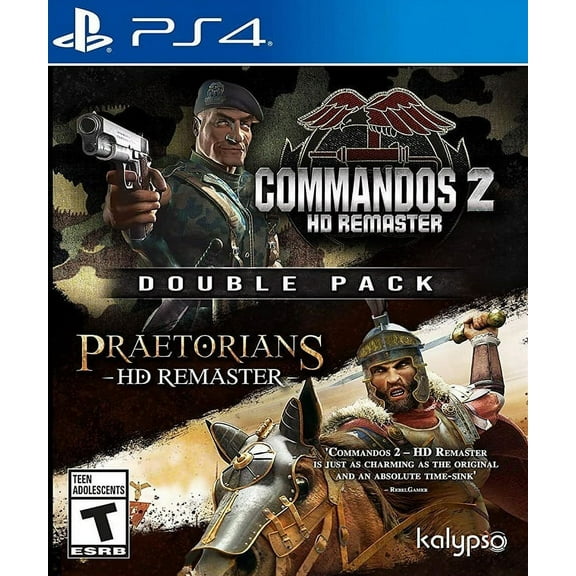 Restored Commandos 2 & Praetorians: HD Remastered Double Pack (Playstation 4, 2020) Fighting Game (Refurbished)