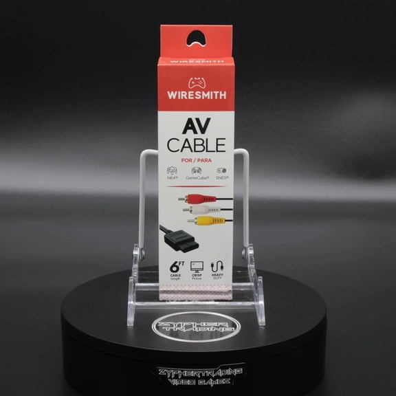 Restored Composite [A/V] Cable | Nintendo GameCube - N64 - SNES | 2023 | Brand New (Refurbished)