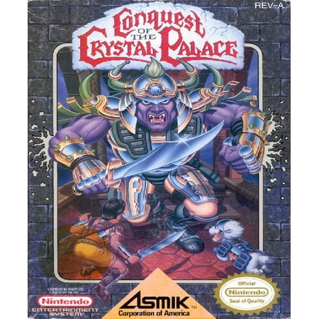 Restored Conquest of the Crystal Palace (NIntendo NES, 1990) Fighting Game (Refurbished)