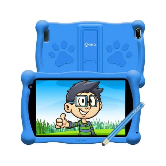 Restored Contixo V10 Blue 7" 16GB 2GB RAM WIFI Kids Tablet With Protection Case (Refurbished)
