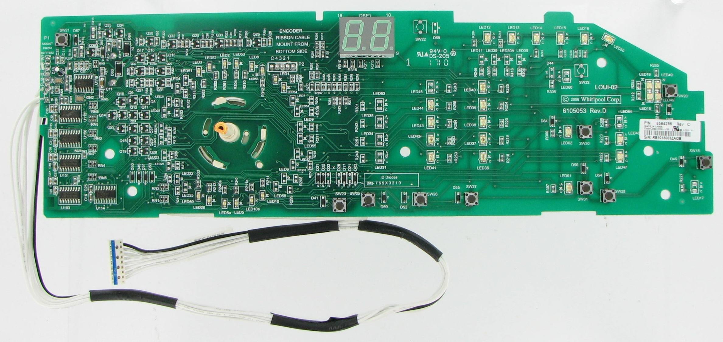 Restored CoreCentric Laundry Dryer User Interface Board replacement for