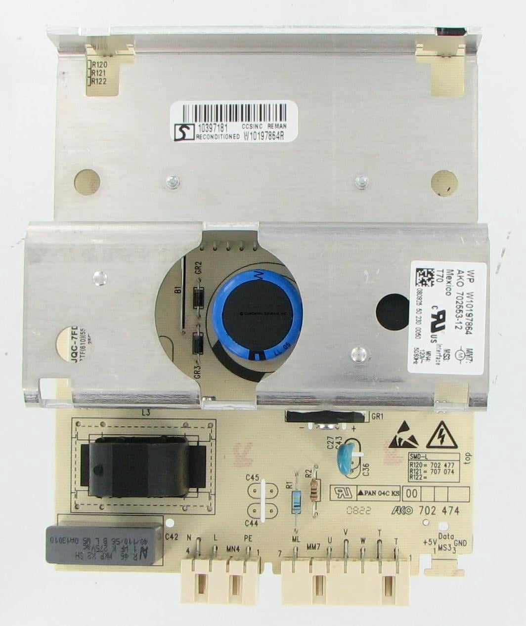 Scheda Controllo Microonde CoreCentric Ricondizionata Per Whirlpool WPW10498011