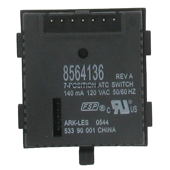 Restored CoreCentric Laundry Washer Temperature Switch for Whirlpool 8564136 / WP8564136 (Refurbished)
