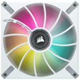 thumbnail image 1 of Restored Corsair ML140 RGB ELITE WHITE, 140mm Magnetic Levitation RGB Fan with AirGuide, Dual Pack with Lighting Node CORE (Refurbished), 1 of 4