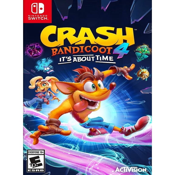 Restored Crash 4: It's About Time (Nintendo Switch, 2021) (Refurbished)