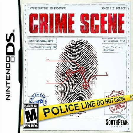 Restored Crime Scene (Nintendo DS, 2010) Mystery Game (Refurbished)