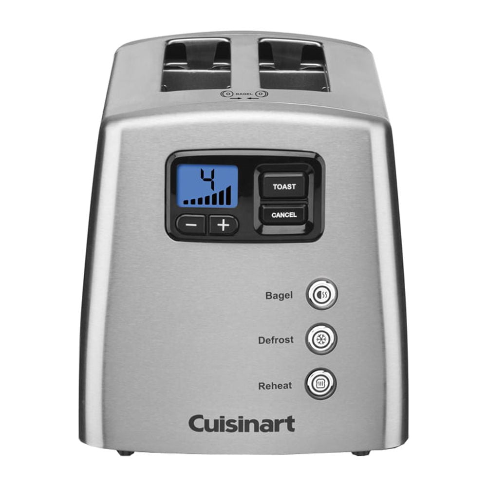 Restored Cuisinart 2Slice Touch to Toast Leverless Toaster Stainless
