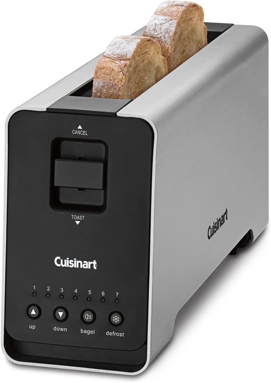 Restored Cuisinart CPT2000FR 2 Slice Long Slot Motorized Toaster