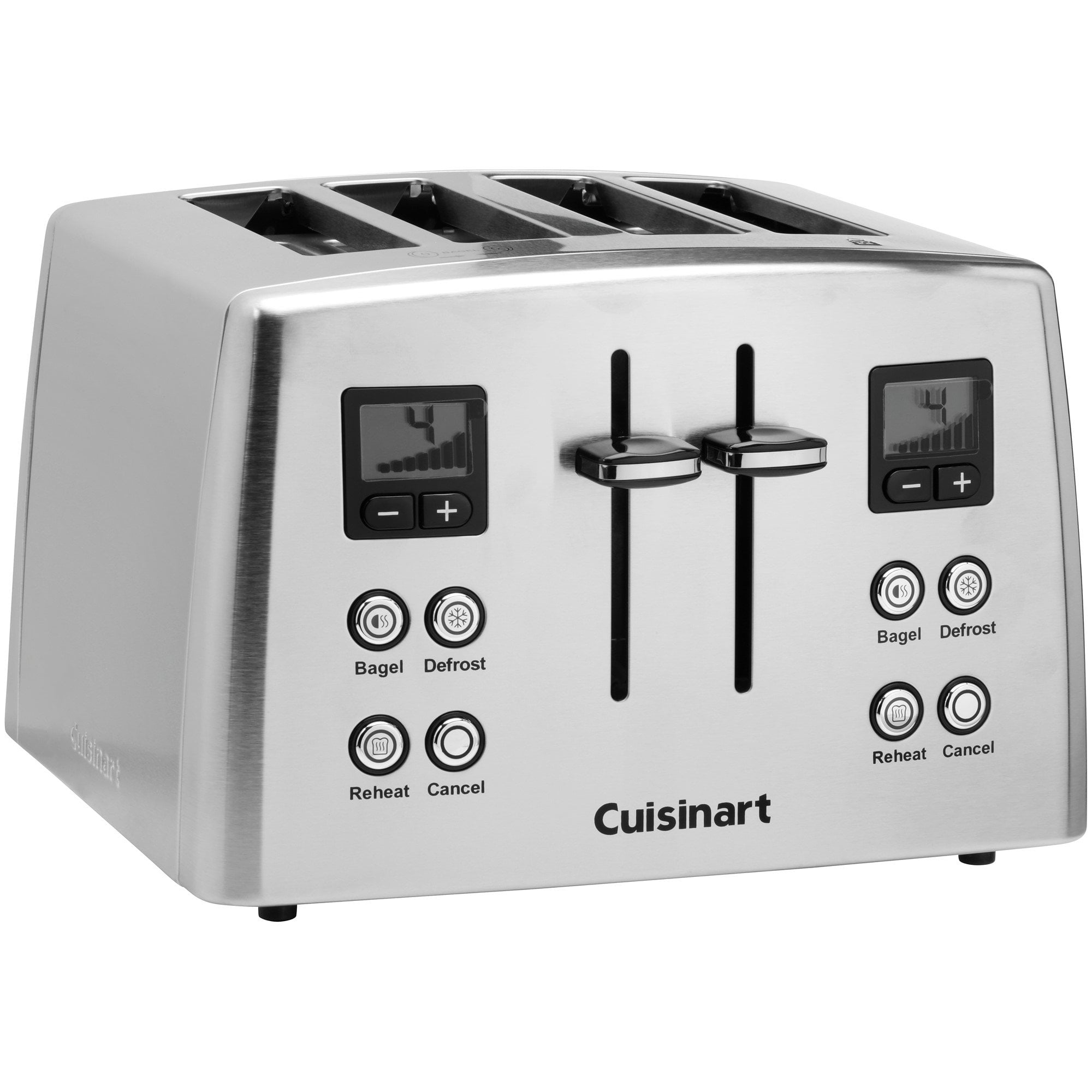 Cuisinart Stainless Steel 4-Slice Digital Toaster with Wide Slots