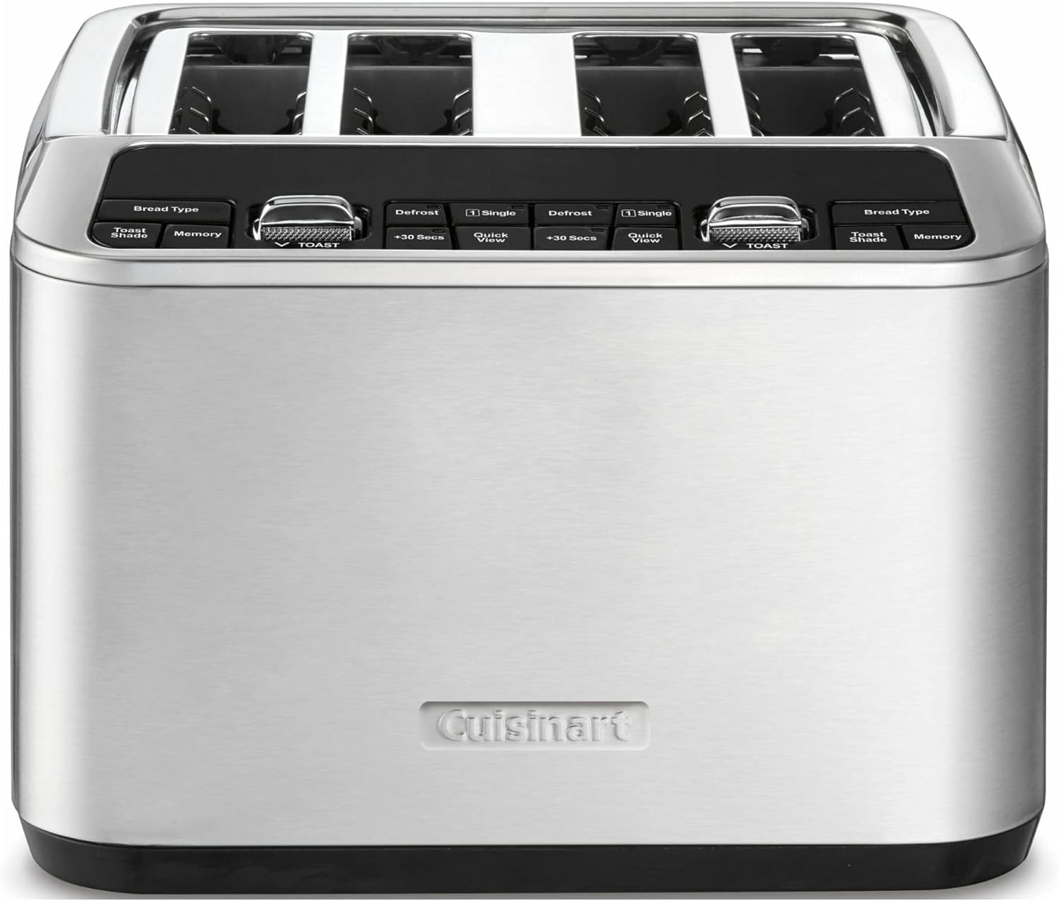 Stainless Steel Digital 4-Slice Wide Slot Toaster