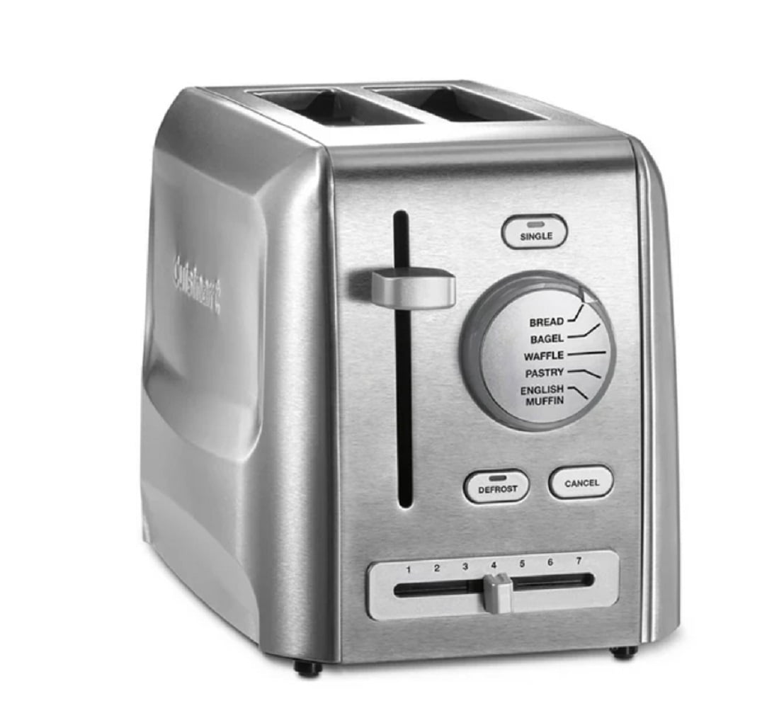 Restored Cuisinart CPT620 900W Stainless Steel Custom Select 2Slice