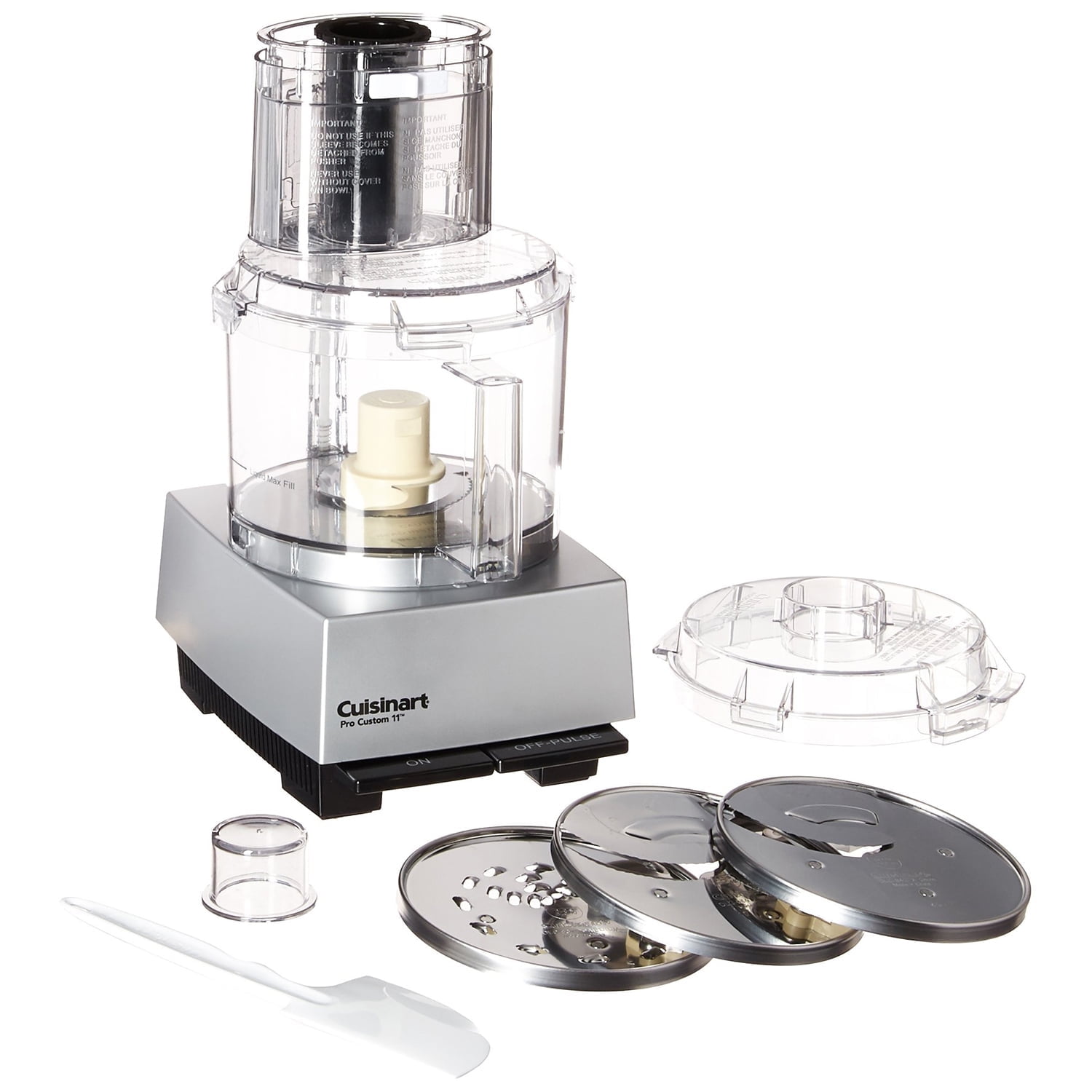 Restored Cuisinart DLC-8SBCYP1 Food Processor, Pro Custom 11 Cup, Brushed Chrome (Refurbished)