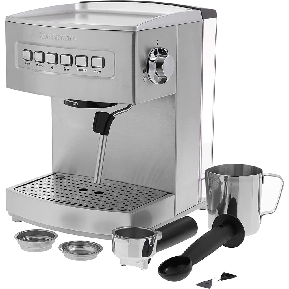 Cuisinart EM-100 15-Bar Espresso Maker + Cuisinart Coffee Grinder + Whole  Bean Espresso + Handheld Milk Frother (Refurbished) - Bed Bath & Beyond -  10845755
